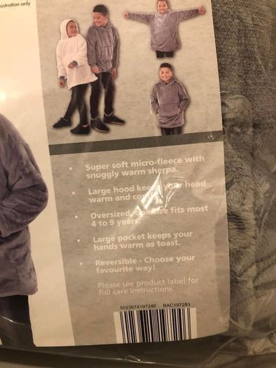 Brand new Kids Eskimo Sherpa Hoodie