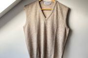 Vintage Point Made in Italy 100% Lambswool Sweater Vest