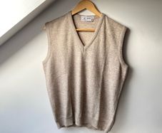 Vintage Point Made in Italy 100% Lambswool Sweater Vest