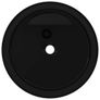Basin Ceramic Round Black 40x15 cm Image 2