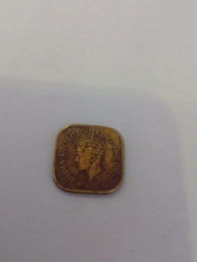 1944 Ceylon 5 Cents Coin