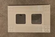 Belleek Irish Porcelain Double Photo Frame