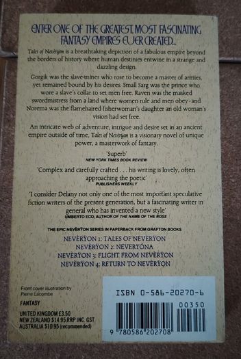 Vintage Tales of Neveryon 1988 Samuel R. Delany