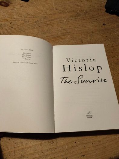 Victoria Hislop The Sunrise. Like new.