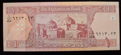 Afghanistan  - 2002 - 1 Afghani Unc Banknote