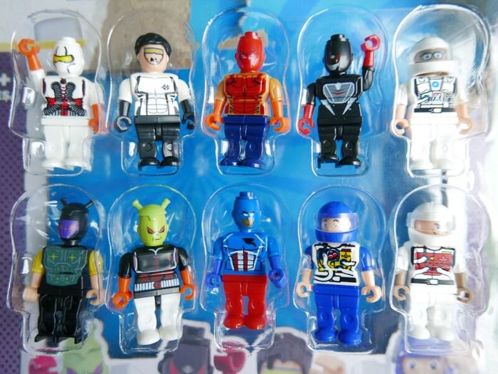 Figure Series Space Superheroes Brick By Brick compatible with all brands 10PK MULTI FUNCTIONAL CHARACTER TOYS
