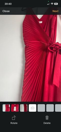 red dress maxi