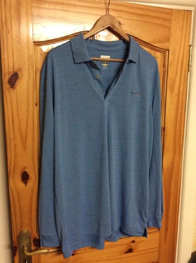 Greg Norman Golf Long Sleeve Polo Shirt Size XL