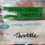 Suzuki TS50 W Throttle Cable Image 2
