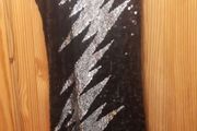 ladies party dress black/silver size 12