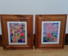 Printed Art in Wooden Frames
