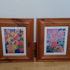 Printed Art in Wooden Frames