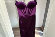 Purple debs dress
