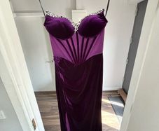 Purple debs dress