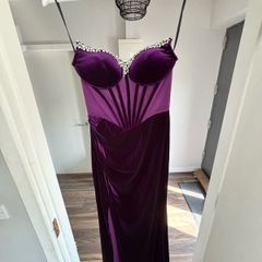 Purple debs dress