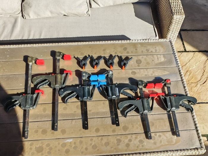 Large Clamp Set   Quick Release Bar Clamps  Spring Clamps
