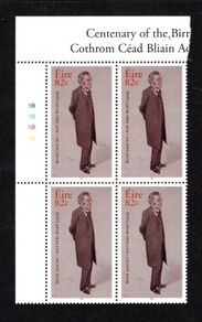 2009 Ireland The 100th Anniversary of the Birrell Land Act Commemorative Stamp Plate 1B1B1B1B Mint Never Hinged (MNH)