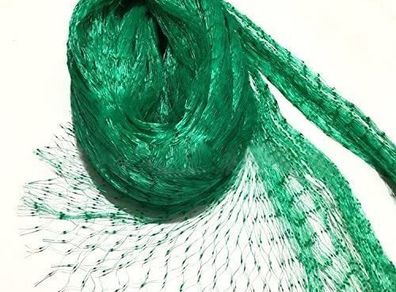 4x10m Green Garden Netting, Bird Netting Pond Plant Netting for Protecting Fruit Tree Vegetable Patch Flowers Crops Strawberry Pea and Bean, 15x15mm Holes Fine Mesh