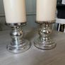 2 x pillar candle holders Image 6