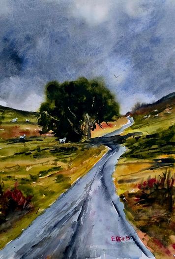 Sally's gap watercolour