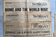 The Menace - vintage anti-Catholic US newspaper, 19 issues - 1916-1919