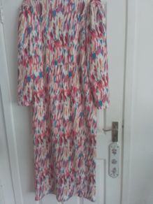 Dress/Women Colorful Random Printed Long Sleeve Dress .. Price Drop