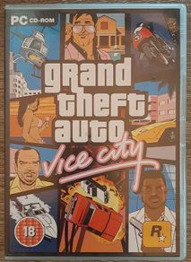 Grand Theft Auto: Vice City PC Game Complete with Map Poster & Tourist Guide