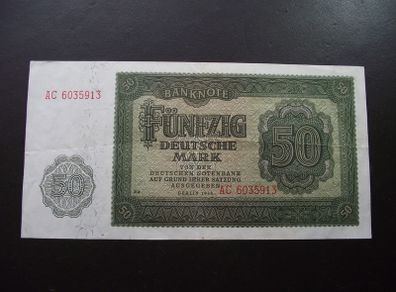 Germany. Democratic Republic 50 Mark (1948) Super Condition!