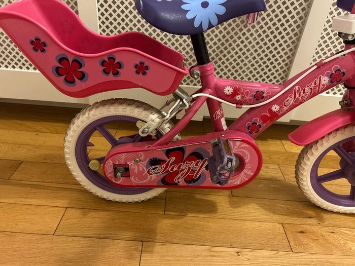 Girls Pink Suzy Bike - 12"