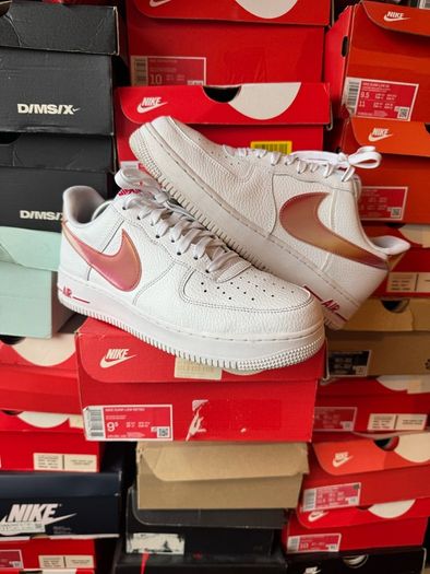 Nike Air Force 1 Low '07 Jumbo Swoosh White University Red DV3505-100