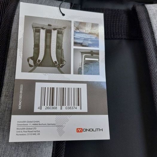 Monolith Rolltop laptop bag
