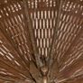 Vintage Art Deco Antique Brass Fan Fireplace Screen H23,5" x 39" Image 4