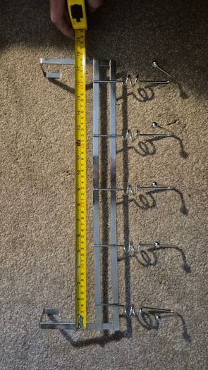 over-the-door hook rack