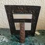 Art noveau embossed copper photo frame Image 3