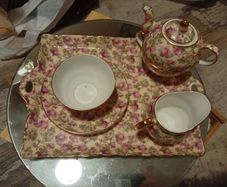 vintage Devon Ware Fielding Staffordshire chintz porcelain