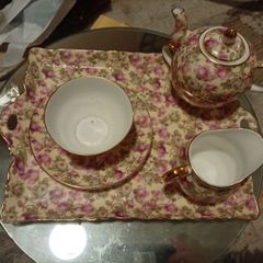 vintage Devon Ware Fielding Staffordshire chintz porcelain