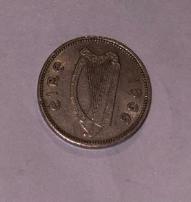 150 Irish Leat Reul Threepence Coins Pre Decimal Irish Coins