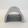 Graphite ceramic tunnel with a hole for plants 10x5x4cm Image 2