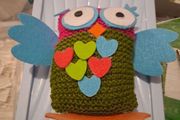 hand knitted owl
