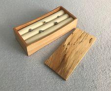 Ring storage box - Beech