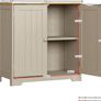 Under Sink Bathroom Cabinet Floor Standing Storage Cupboard Basin Unit, Grey Image 2