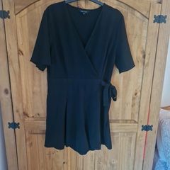 New Look Black Playsuit. Size 14