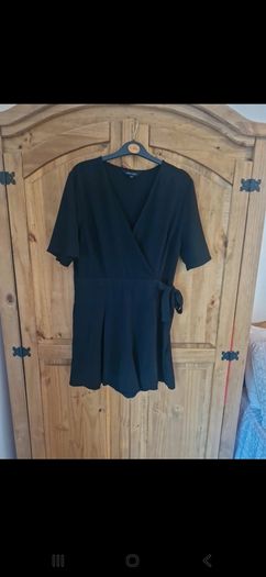 New Look Black Playsuit. Size 14