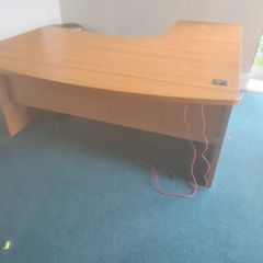 rosewood managers corner office desk with