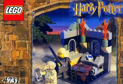 Lego Harry Potter 4731: Dobby's Release (2002) 100% Complete (NO BOX)