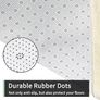 Rugs Living Room 240x340cm, Cream Area Rugs for Bedroom, Washable Anti Slip Extra Large Shaggy Soft Rug Fluffy Modern Floor Carpets Mat Beside Rugs for Kids Living Room Image 6