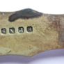 Vintage Sheffield butter or fish knives, two knives have white mother-of-pearl handles Image 10