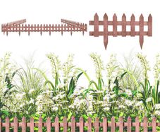 Set of 12 Wooden 60cm Garden Fence Pieces