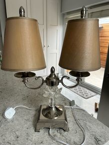Double table lamp