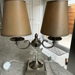 Double table lamp